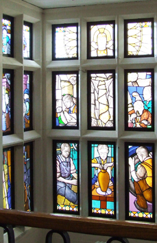 Hazelrigg Hall – stained glass window