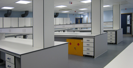 University of Hertfordshire laboratory refurbishment